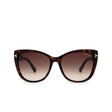 Tom Ford NORA Sunglasses 52K dark havana - front view
