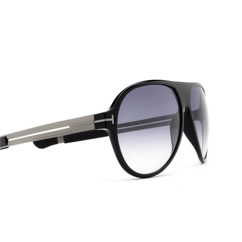 Tom Ford OSCAR Sunglasses 01B black - 3/4