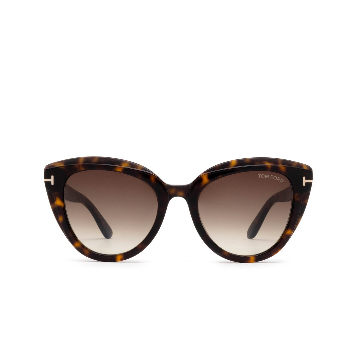 Tom Ford® Cat-eye Sunglasses: FT0938 Tori color 52F Dark Havana - front view