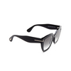 Tom Ford PHOEBE Sunglasses 01B black - product thumbnail 2/4