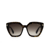 Tom Ford PHOEBE Sonnenbrillen 52K dark havana - Produkt-Miniaturansicht 1/4