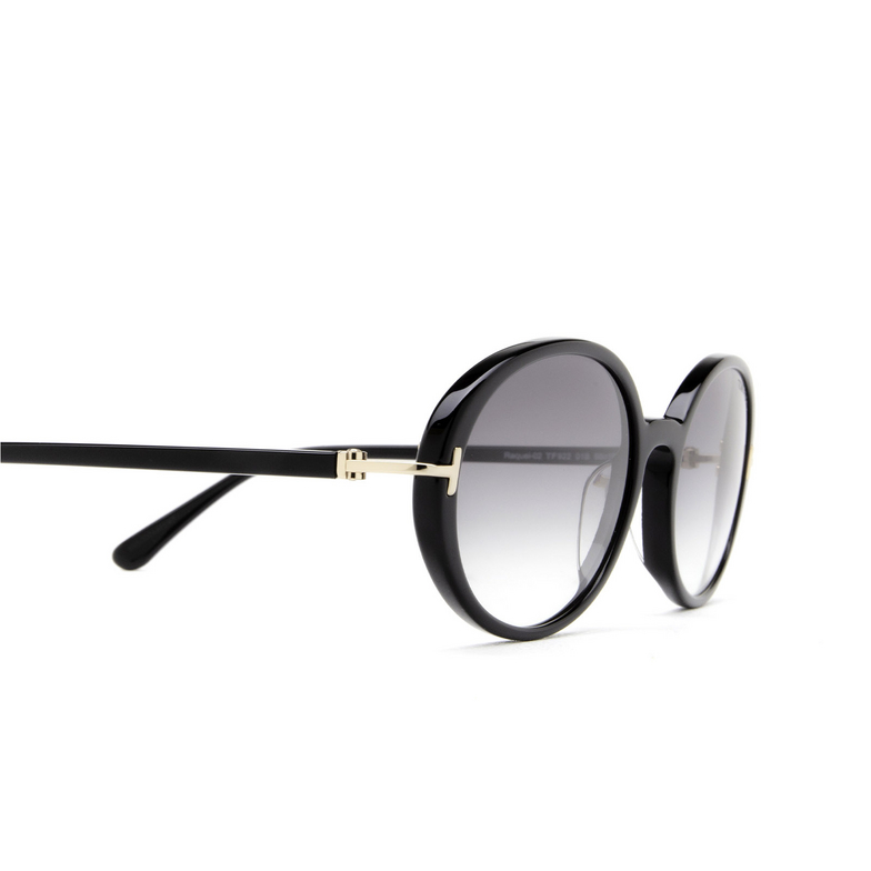 Tom Ford RAQUEL-02 Sunglasses 01B black - 3/4