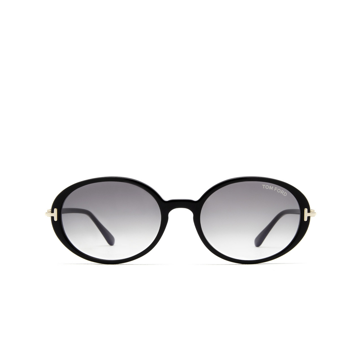 Tom Ford RAQUEL-02 Sunglasses 01B Black - front view