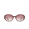 Gafas de sol Tom Ford RAQUEL-02 66T red - Miniatura del producto 1/4