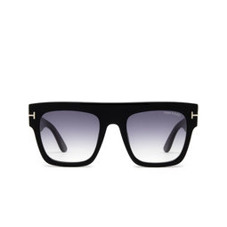 Tom Ford® Square Sunglasses: FT0847 Renee color 01B Black 