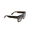 Tom Ford RENEE Eyeglasses 52B dark havana - product thumbnail 2/4