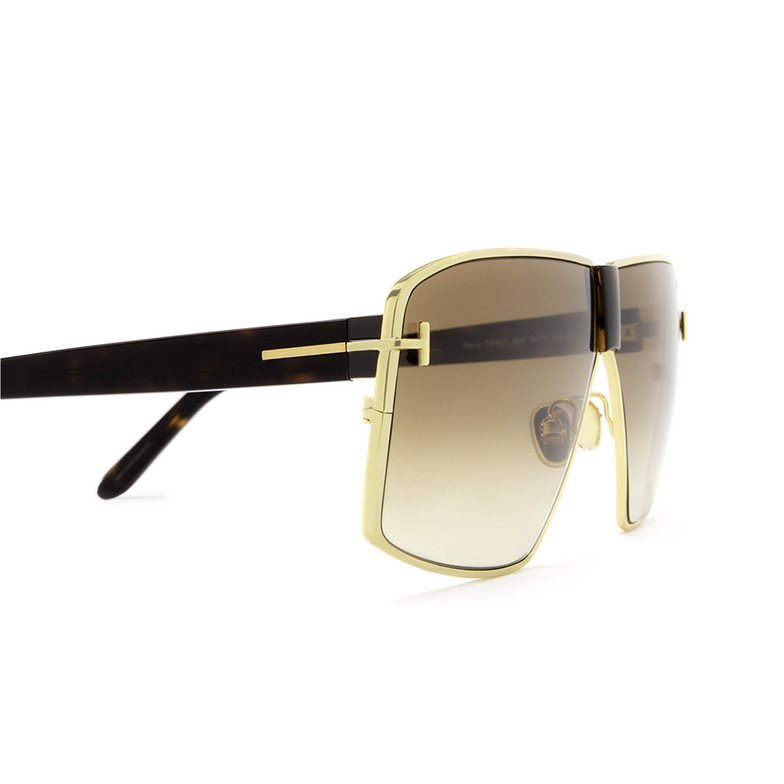 Tom Ford RENO Sunglasses 30F gold - 3/4