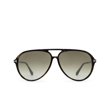 Tom Ford SAMSON Sunglasses 52Q dark havana - front view