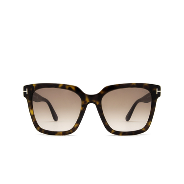 Tom Ford SELBY Sonnenbrillen 52F dark havana - Vorderansicht