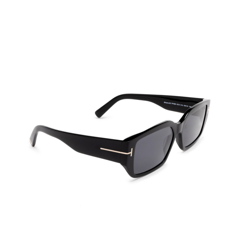 Tom Ford SILVANO-02 Sunglasses 01A black - 2/4