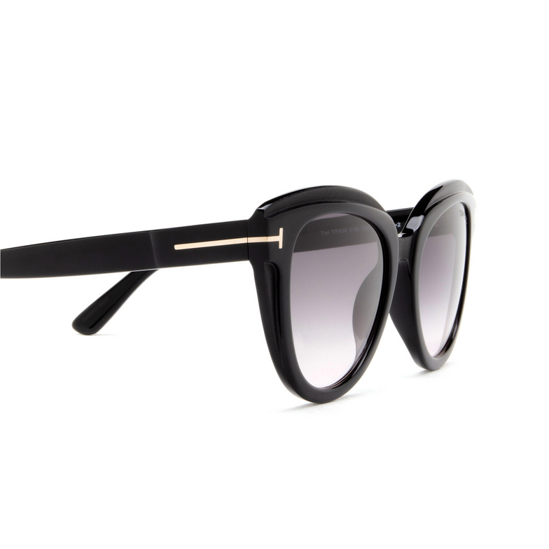 Tom Ford TORI Sunglasses 01B black - 3/4