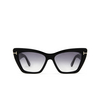 Tom Ford WYATT Sonnenbrillen 01B black - Produkt-Miniaturansicht 1/4