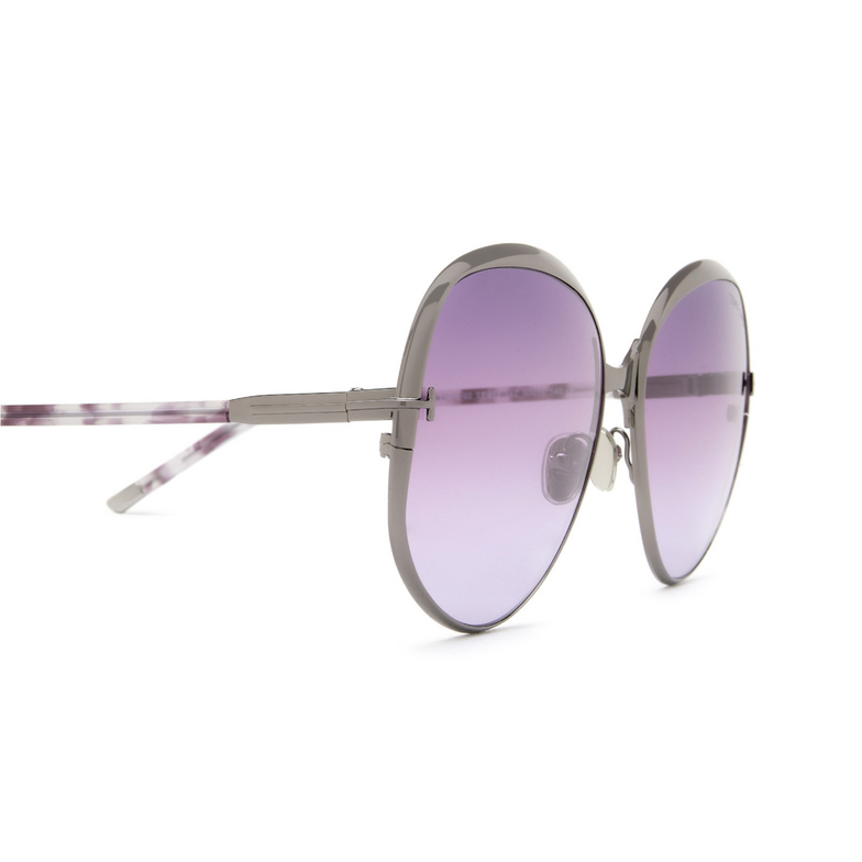 Tom Ford YVETTE-02 Sunglasses 14Z light ruthenium - 3/4