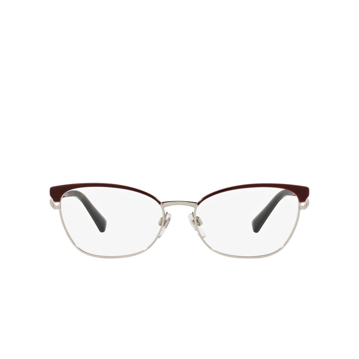 Valentino VA1022 Eyeglasses 3003 Pale Gold & Bordeuax - front view