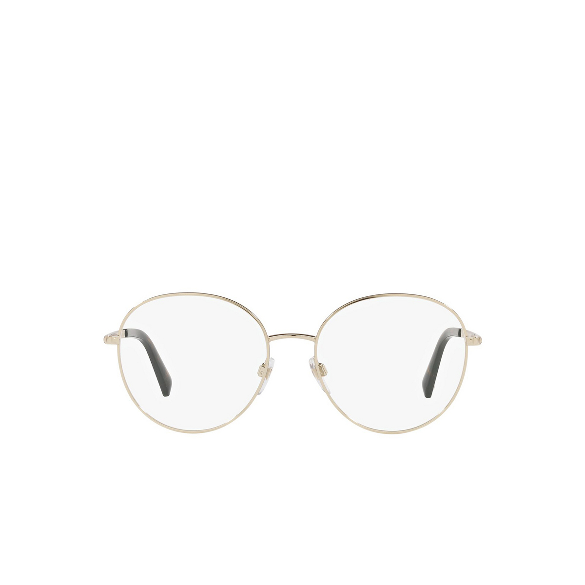 Valentino® Round Sunglasses: VA1025 color Light Gold 3003 - front view.