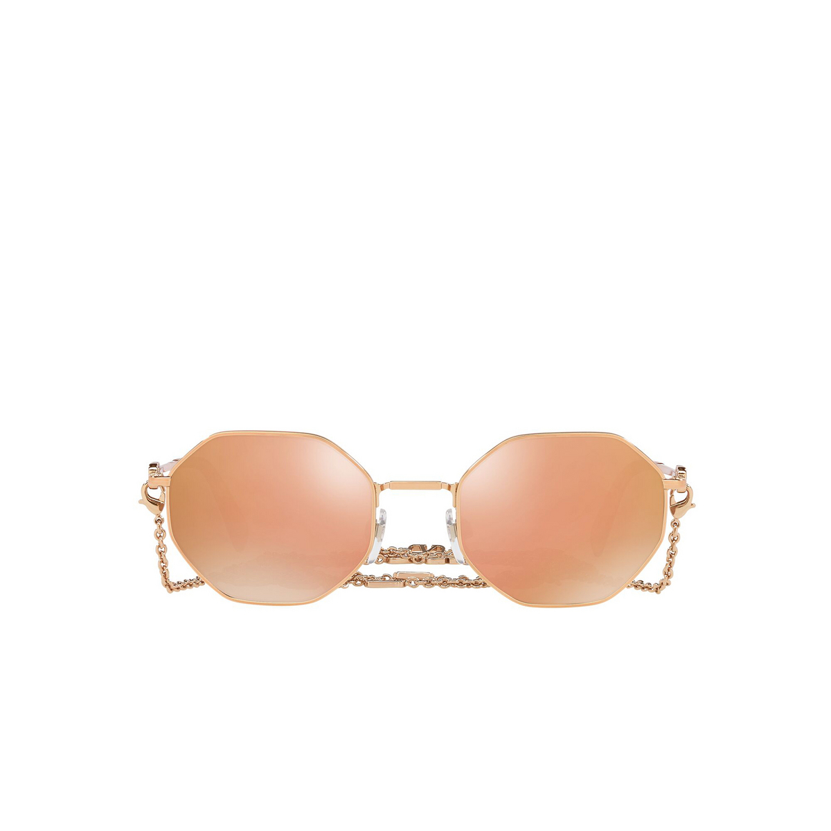 Valentino® Irregular Sunglasses: VA2040 color Rose Gold 30047J - front view.