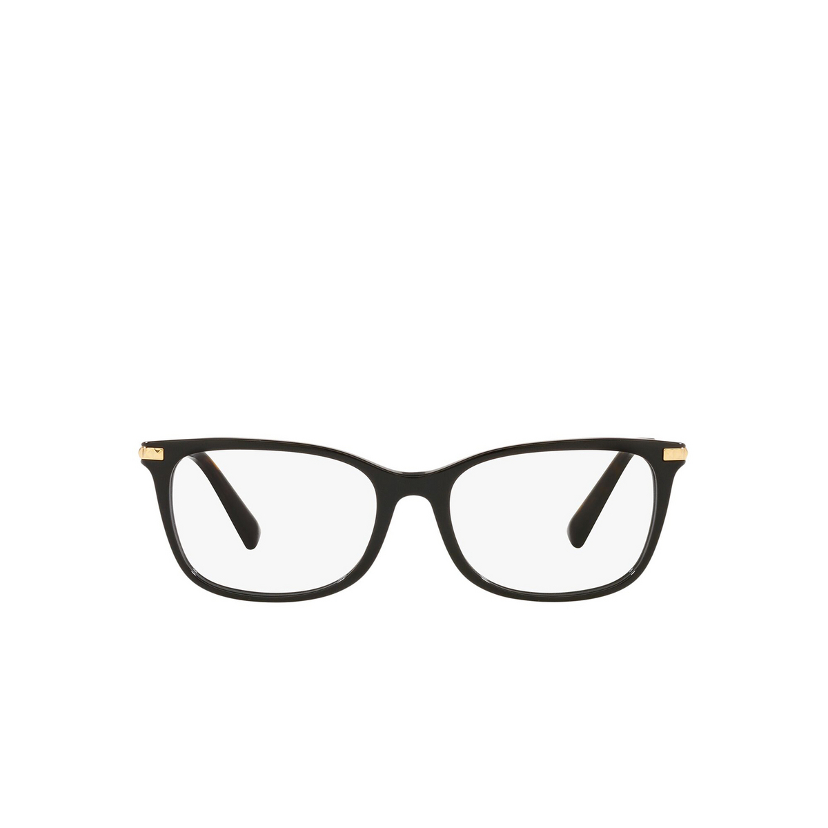 Valentino® Square Eyeglasses: VA3074 color Black 5001 - front view.