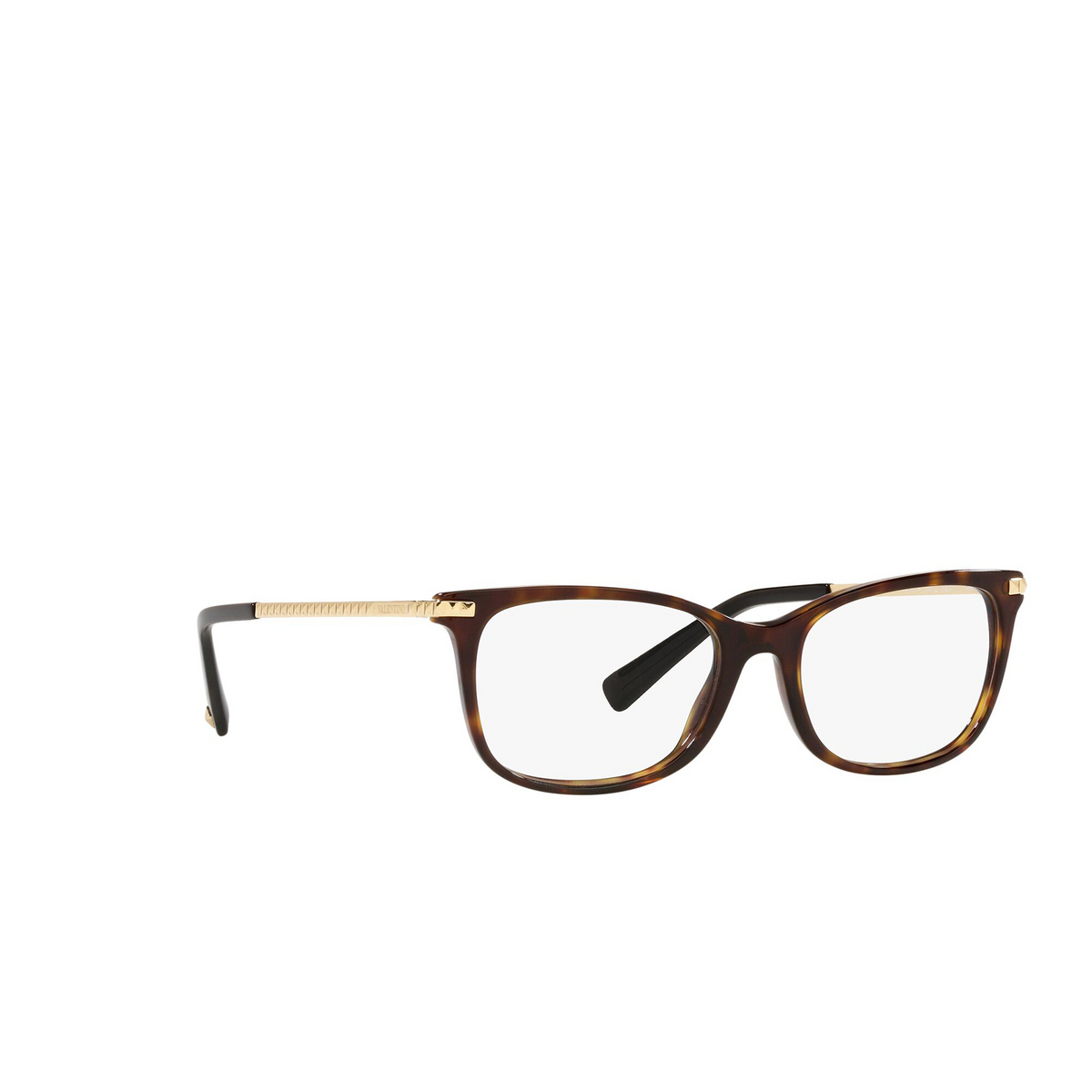 Valentino VA3074 Eyeglasses 5002 Havana - three-quarters view