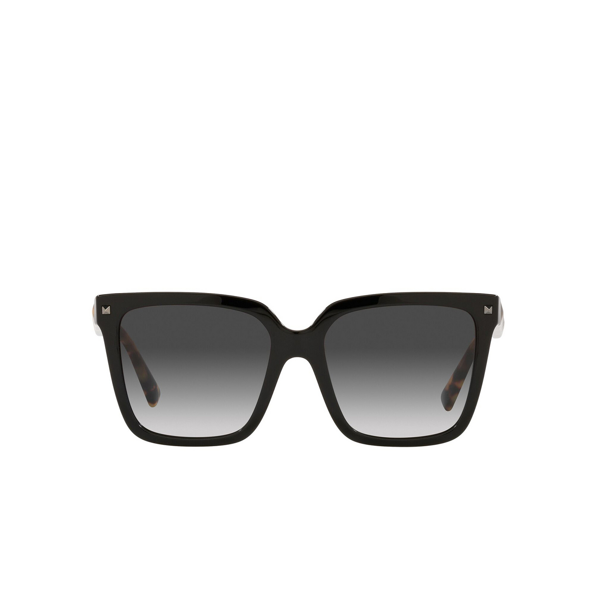 Valentino® Square Sunglasses: VA4098 color Black 50018G - front view.