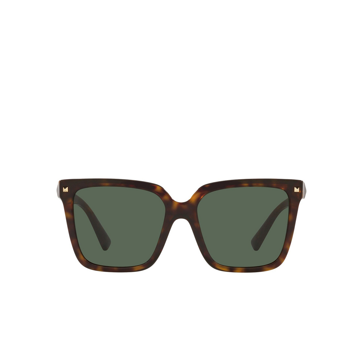 Valentino® Square Sunglasses: VA4098 color Havana 500271 - front view.