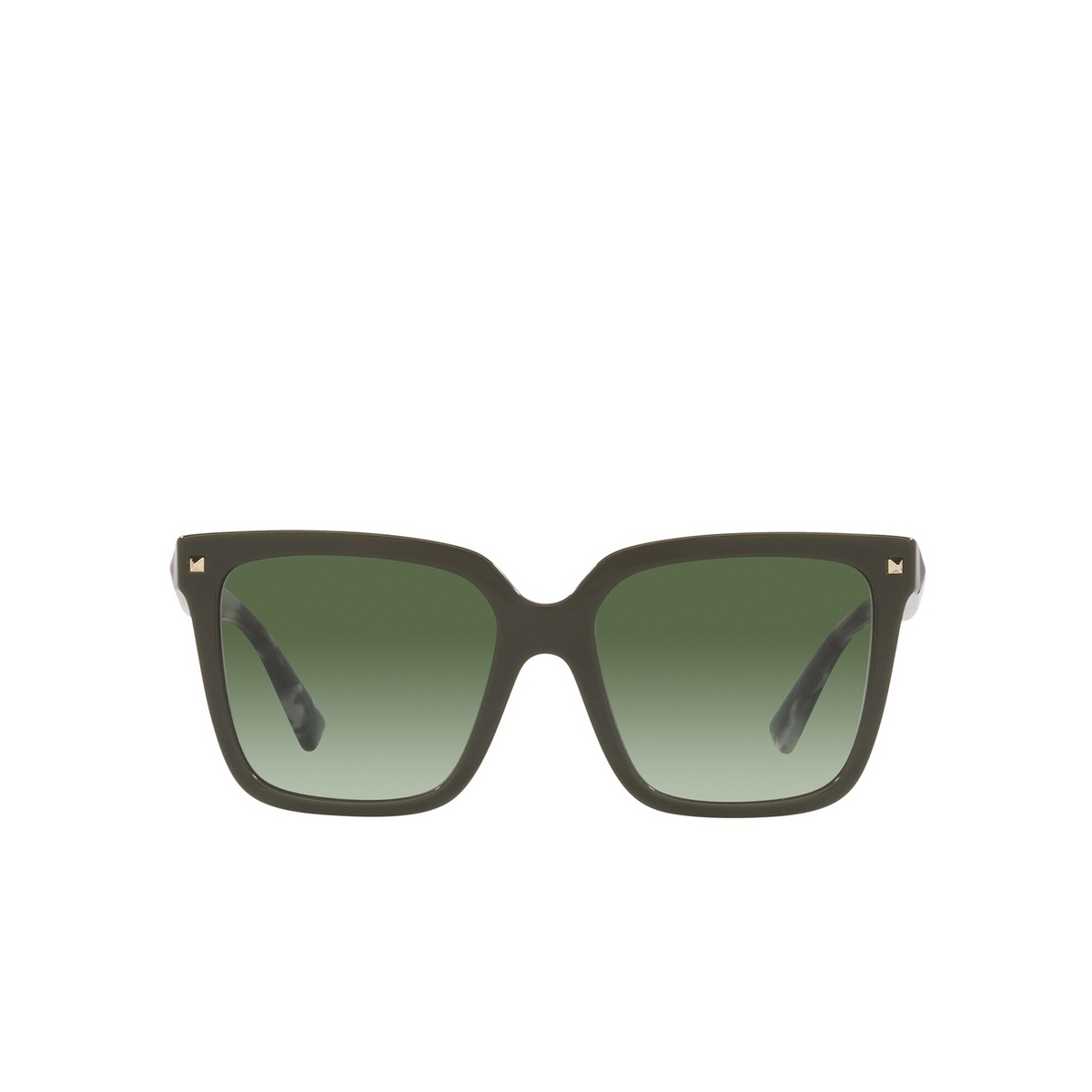 Valentino VA4098 Sunglasses 51768E Green - front view