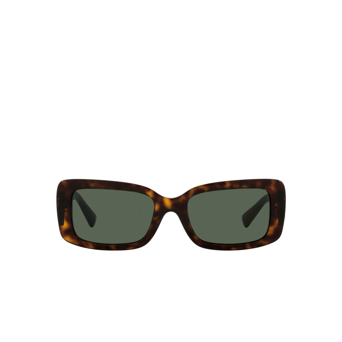 Valentino® Rectangle Sunglasses: VA4108 color Havana 500271 - front view.