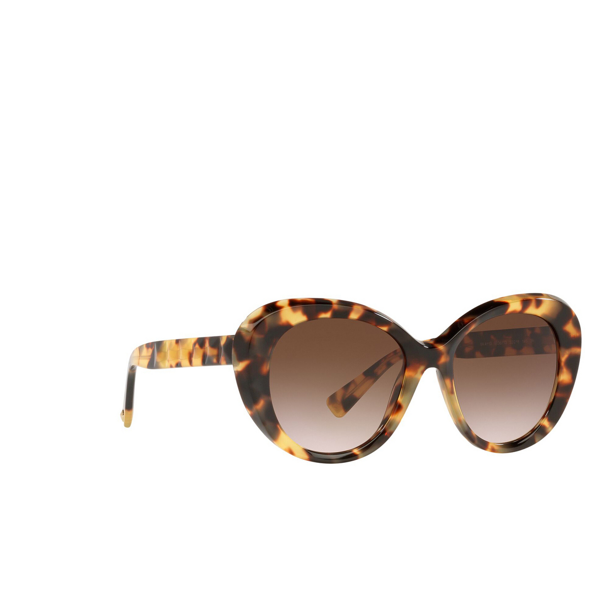 Valentino® Butterfly Sunglasses: VA4113 color Light Havana 503613 - three-quarters view.