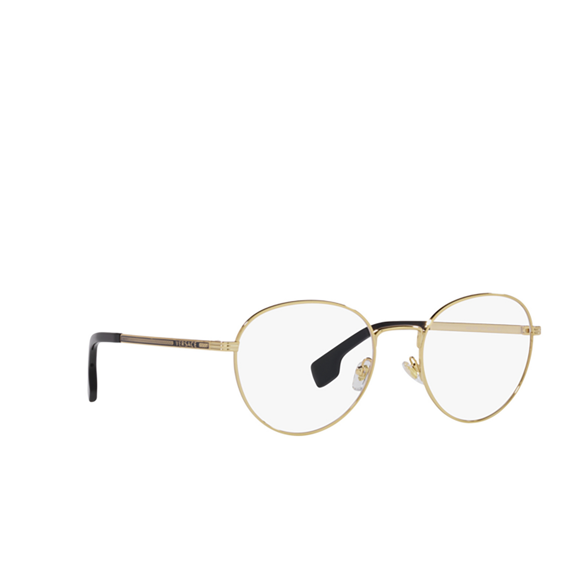 Versace VE1279 Eyeglasses 1002 Gold - three-quarters view
