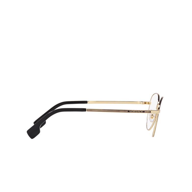 Versace VE1279 Eyeglasses 1480 bordeaux / gold - 3/4