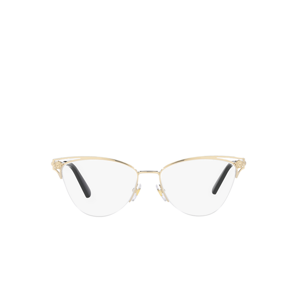 Versace VE1280 Eyeglasses 1252 Pale Gold - front view