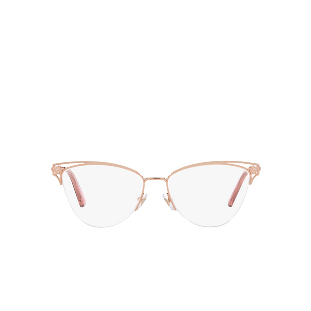 Versace VE1280 Eyeglasses 1412 Rose Gold - front view