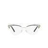 Gafas graduadas Versace VE1280 1433 gold / black - Miniatura del producto 1/4