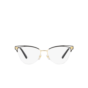 Lunettes de vue Versace VE1280 1433 gold / black - Vue de face