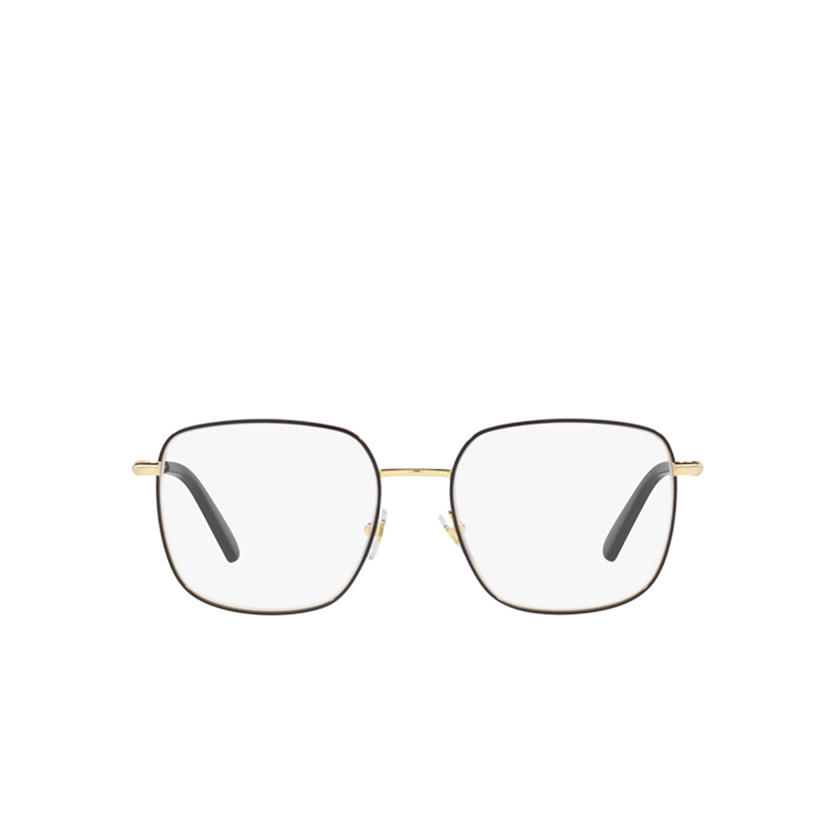 Versace VE1281 Eyeglasses 1433 Gold / Black - front view