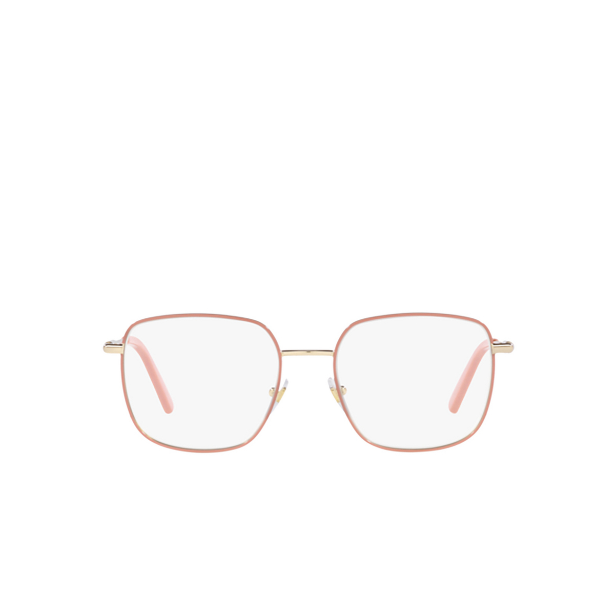 Versace VE1281 Eyeglasses 1469 Pale Gold / Pink - front view