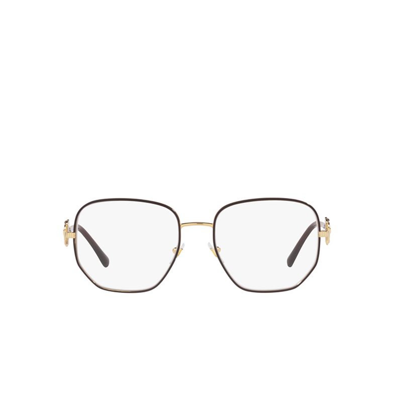 Gafas graduadas Versace VE1283 1480 bordeaux / gold - 1/4