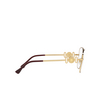 Versace VE1283 Eyeglasses 1480 bordeaux / gold - product thumbnail 3/4