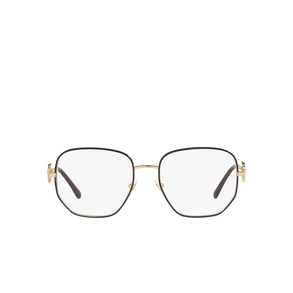 Versace VE1283 Eyeglasses 1480 Bordeaux / Gold - front view