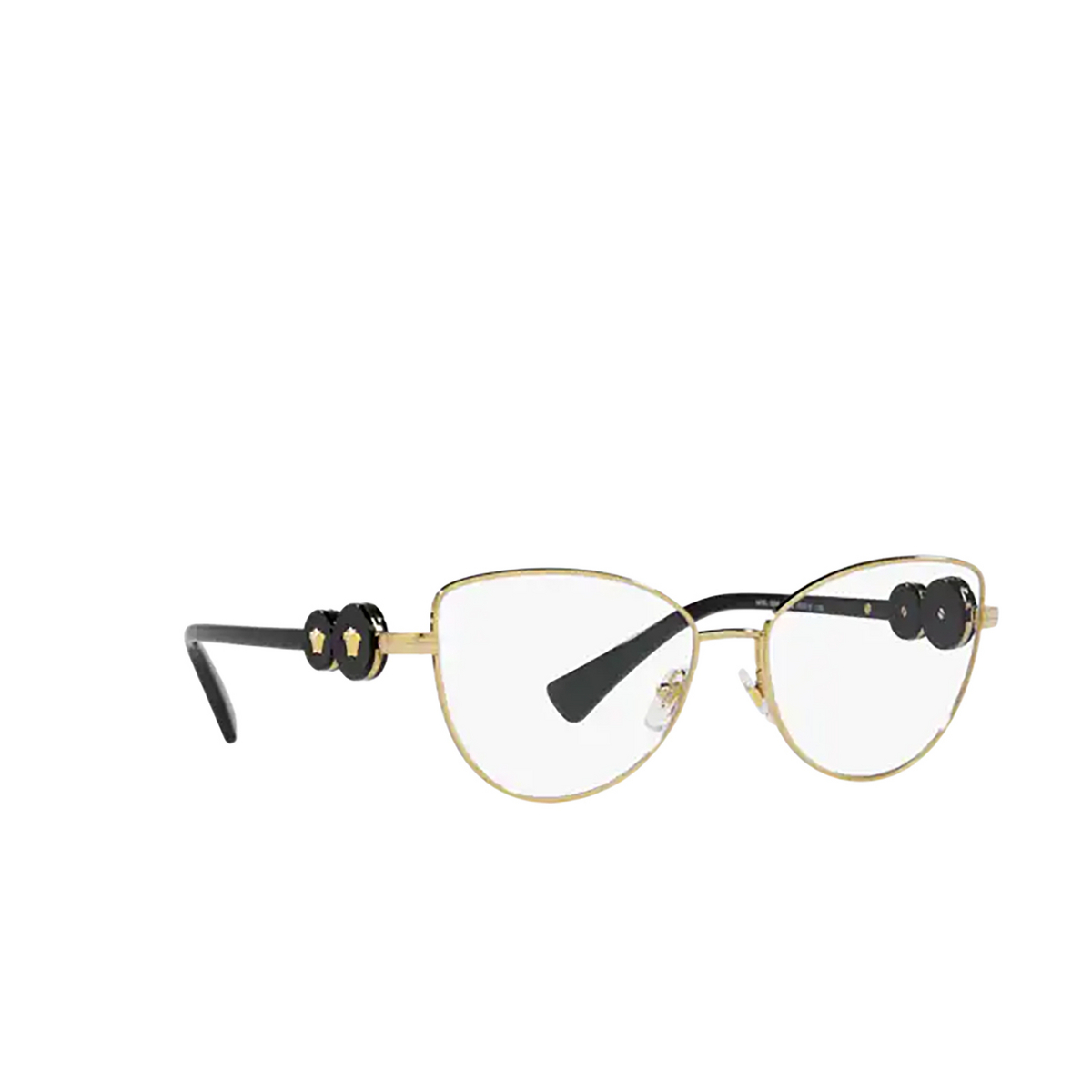 Versace VE1284 Eyeglasses 1002 Gold - three-quarters view