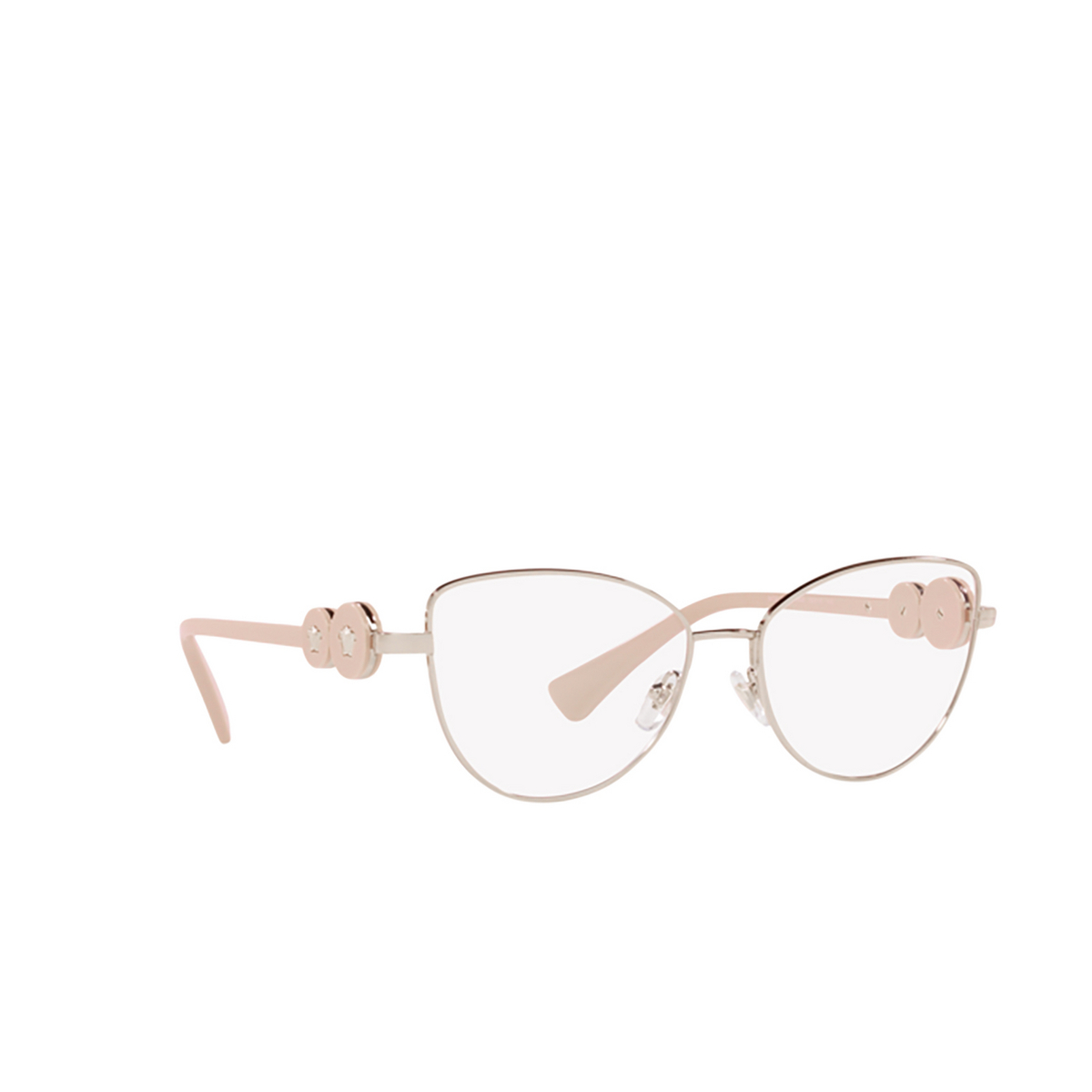 Versace VE1284 Eyeglasses 1490 Light Gold - three-quarters view