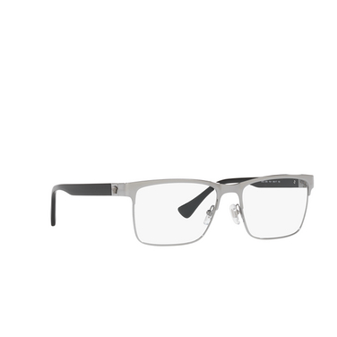 Versace VE1285 Korrektionsbrillen 1001 gunmetal - Dreiviertelansicht