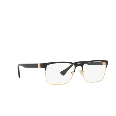 Versace VE1285 Eyeglasses 1443 black - three-quarters view