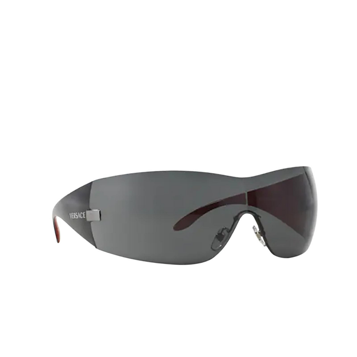 Versace VE2054 Sunglasses 100187 GUNMETAL - three-quarters view