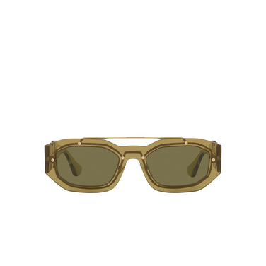 Versace VE2235 Sunglasses 125271 transparent green - front view