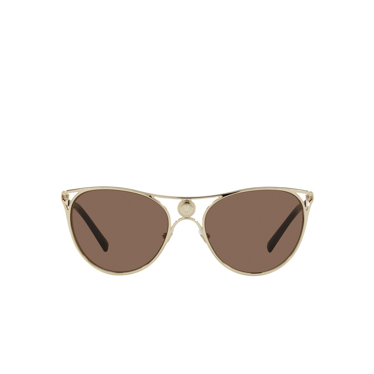 Versace VE2237 Sunglasses 125273 Pale Gold - front view