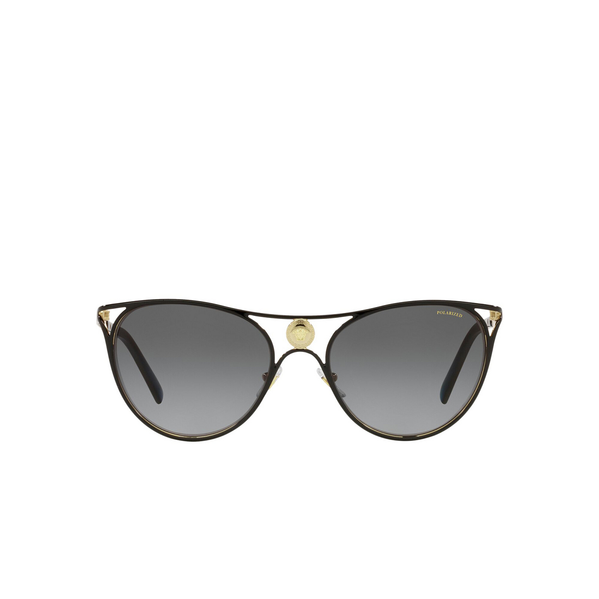 Versace VE2237 Sunglasses 1433T3 Black / Gold - front view