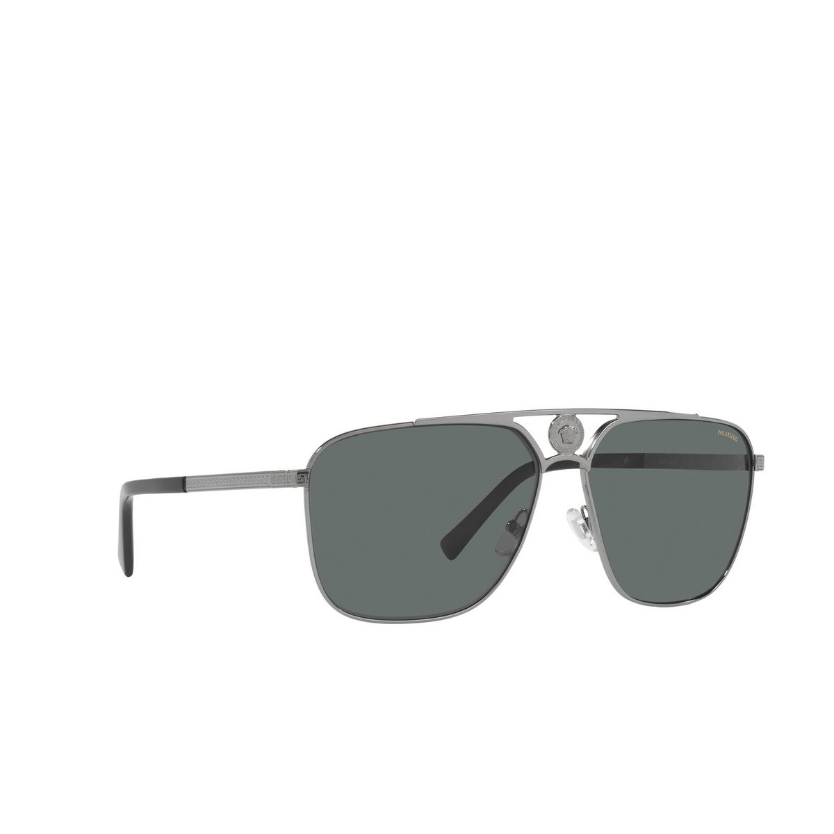 Versace VE2238 Sunglasses 100181 Gunmetal - three-quarters view