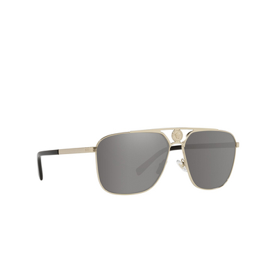 Versace VE2238 Sunglasses 12526G pale gold - three-quarters view