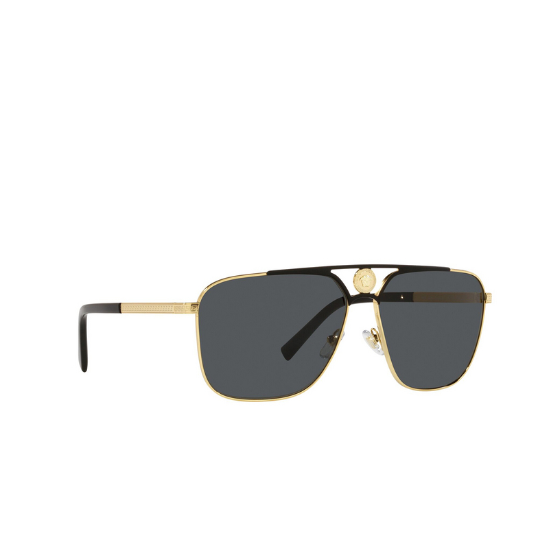 Versace VE2238 Sunglasses 143687 gold / matte black - 2/4