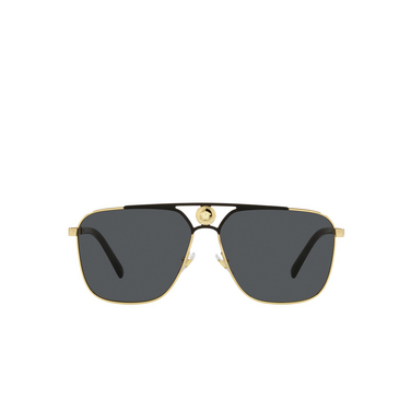 Versace VE2238 Sunglasses 143687 gold / matte black - front view